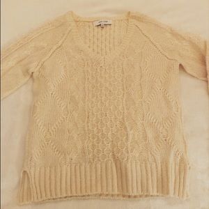 John + Jenn Ballet pink knit sweater